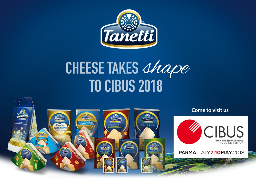 Tanelli waits for you to Cibus, from May 7th to 10th 2018